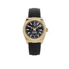 Sky-Dweller 42mm Yellow Gold Bright Black Dial 336238