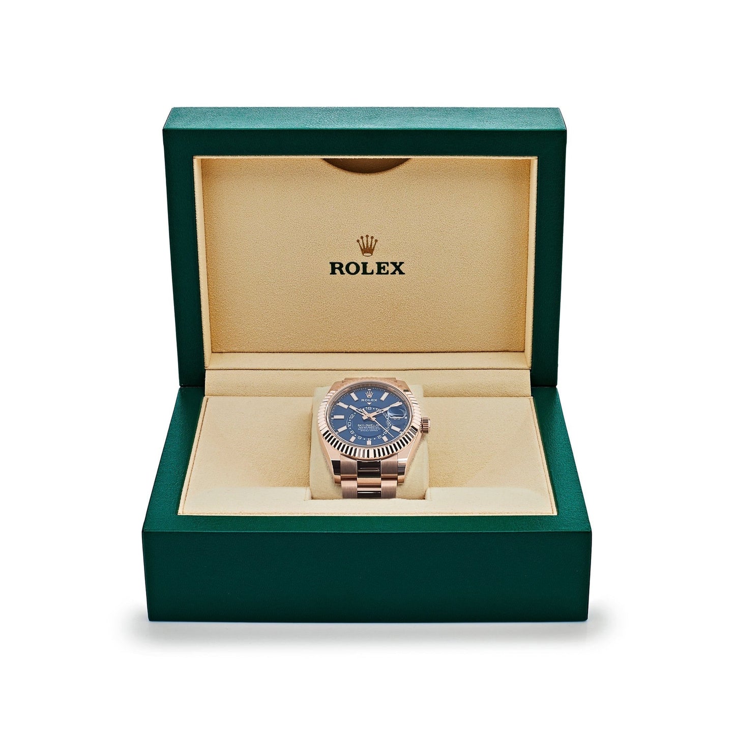 Sky-Dweller 42mm 18k Everose Gold Mens Watch 336935-0005
