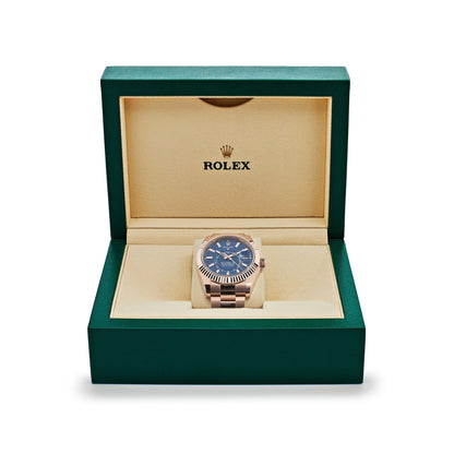 Sky-Dweller 42mm 18k Everose Gold Mens Watch 336935-0005