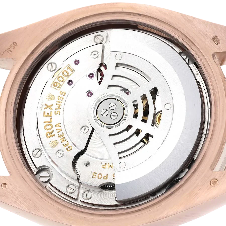 Sky-Dweller 42mm Rose Gold Chocolate Brown Dial Mens Watch 326935