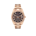 Sky-Dweller 42mm Rose Gold Chocolate Brown Dial Mens Watch 326935
