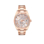 Sky-Dweller 42mm  Rose Gold Sundust Dial Mens Watch 326935