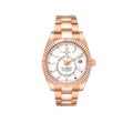 Sky-Dweller 42mm  Rose Gold White Dial Mens Watch 326935