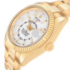 Sky-Dweller 42mm Yellow Gold White Dial Automatic Mens Watch 326938