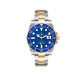 Submariner 40mm Steel Yellow Gold Blue Dial Bezel Mens Watch 116613