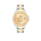 Yachtmaster 40mm Steel Yellow Gold Champagne Dial Mens Watch 16623