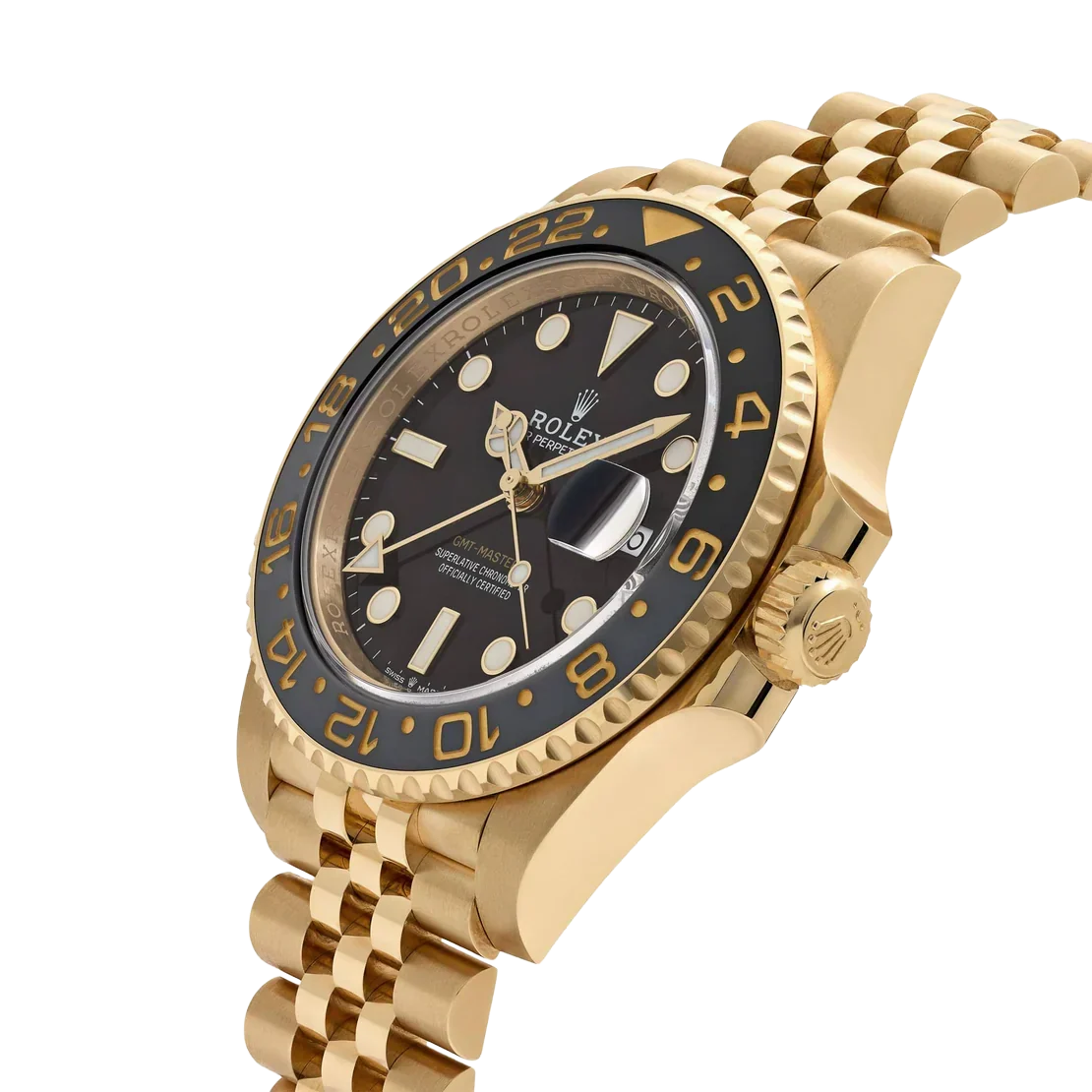 GMT-Master II 126718GRNR Yellow Gold Black Dial Jubilee (2025)