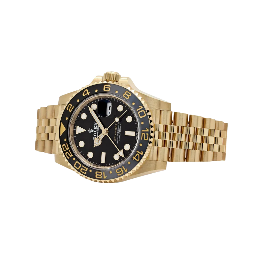 GMT-Master II 126718GRNR Yellow Gold Black Dial Jubilee (2025)