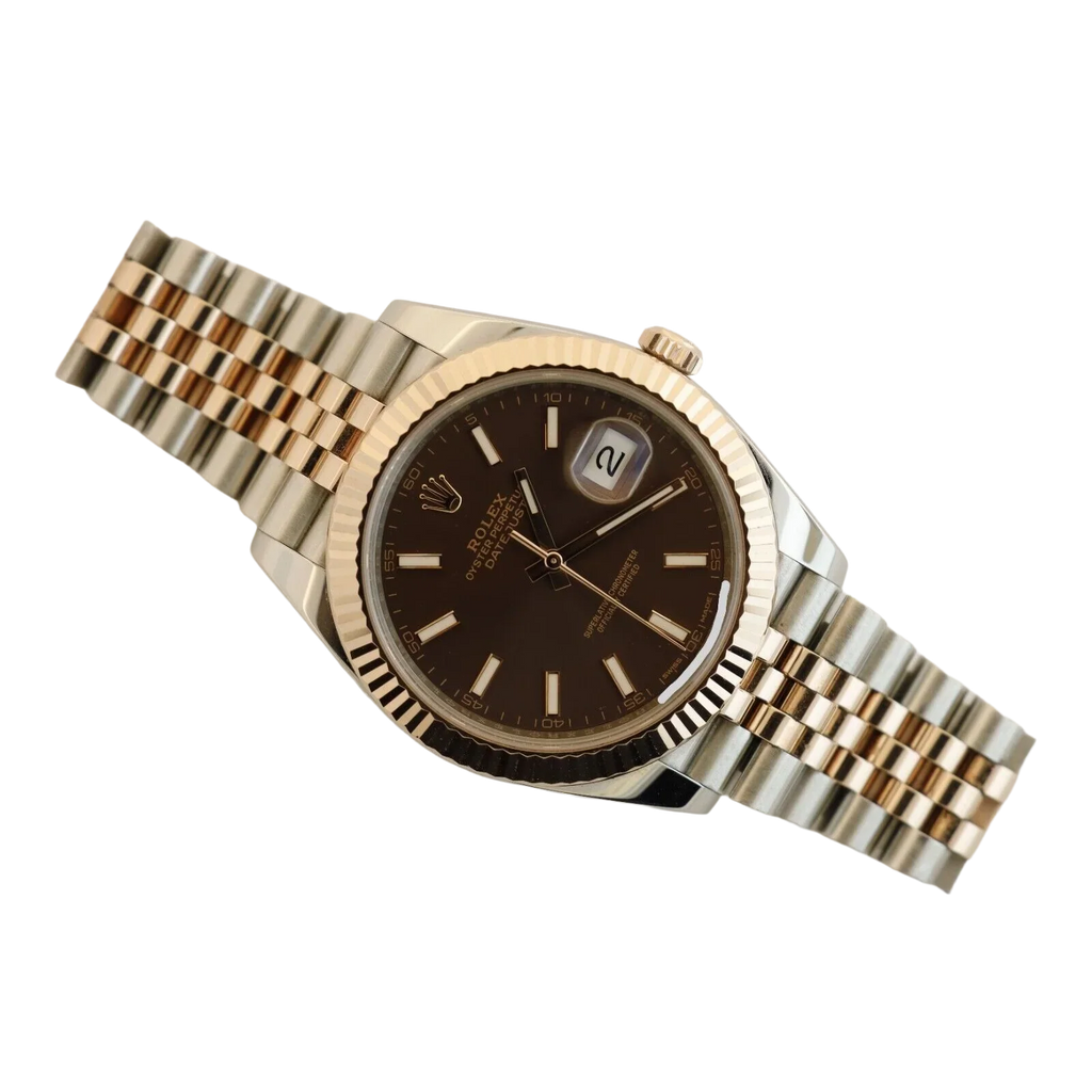 Datejust 41mm Steel & Everose Gold Chocolate 126331-0002