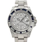 Oyster Perpetual GMT-Master II 40mm White Gold Blue Sapphire Bezel 116759SA
