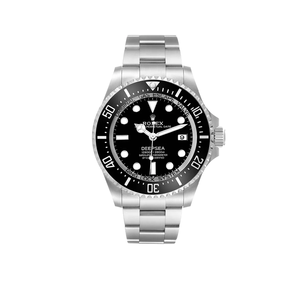 Seadweller Deepsea Black Dial Steel Mens Watch 136660